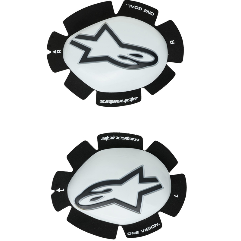 „Alpinestars GP Plus“ šlepetės, 2 vnt., baltos-juodos