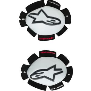 Alpinestars GP Tech kelių šlepetės, baltos-juodos