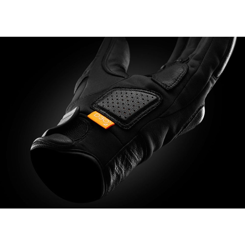 Furygan TD Soft D3O® PRIMALOFT® motociklo pirštinės, juodos