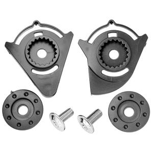 NOX N350 motociklo šalmo skydelio mechanizmas, juodas