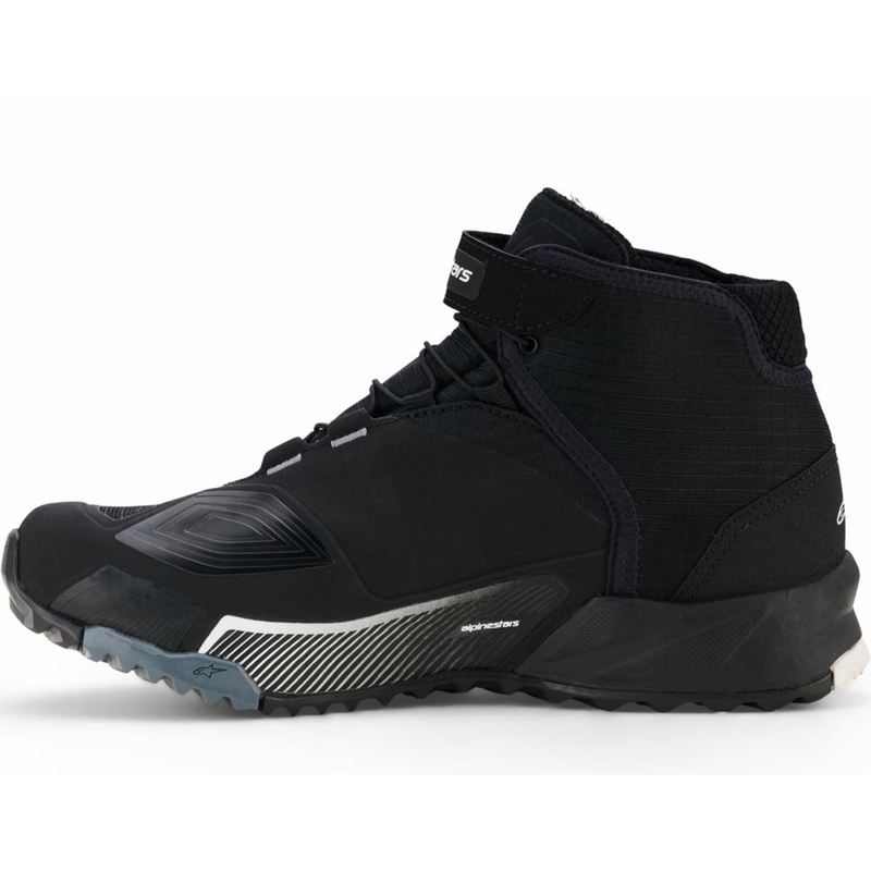 Alpinestars Stella CR-X Drystar moteriški motociklo batai, juodi-pilki-balti