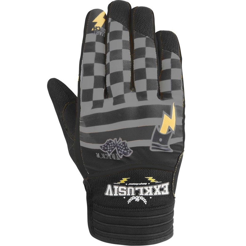 NOX Exklusiv Airflow Tracker motociklo pirštinės, juodos-pilkos