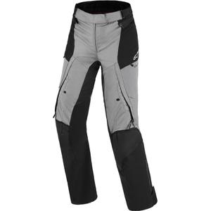 Alpinestars Stella Andes V4 Drystar moteriškos motociklo kelnės, juodos-tamsiai pilkos