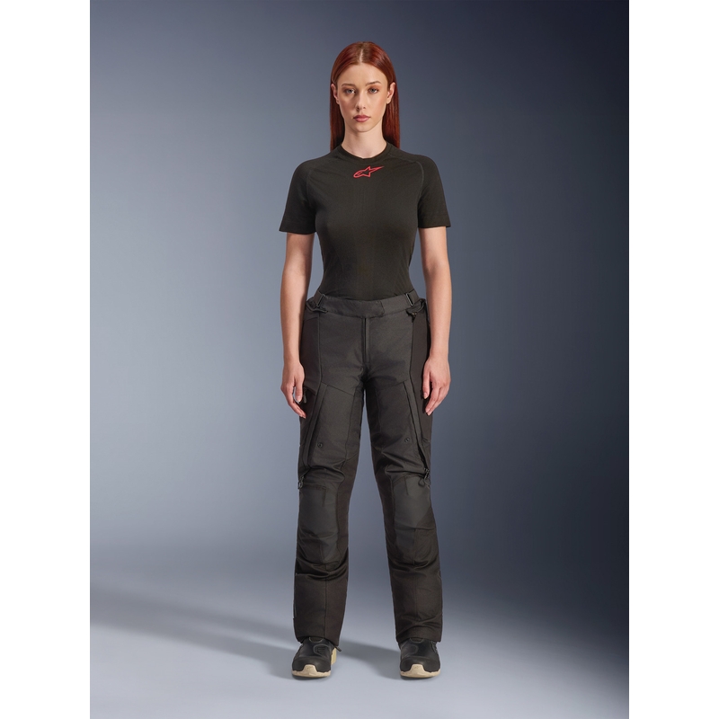 Alpinestars Stella Andes V4 Drystar moteriškos motociklo kelnės juodos