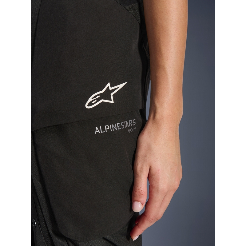 Alpinestars Stella Andes V4 Drystar moteriškos motociklo kelnės juodos