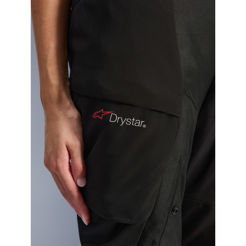 Alpinestars Stella Andes V4 Drystar moteriškos motociklo kelnės juodos
