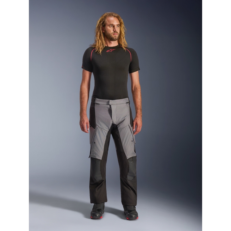 Alpinestars Andes V4 Drystar motociklo kelnės juodos-tamsiai pilkos