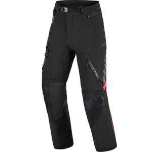 Alpinestars Halo PRO Drystar XF motociklo kelnės juodos-tamsiai pilkos-raudonos