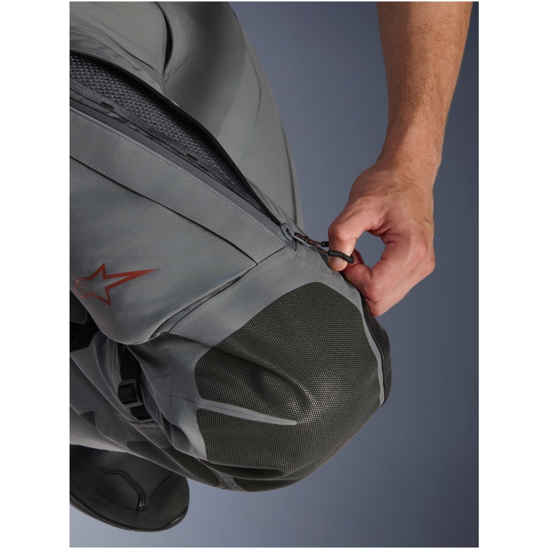 Alpinestars Nazca 3L Gore-Tex PRO trumpintos motociklo kelnės, tamsiai pilkos-juodos