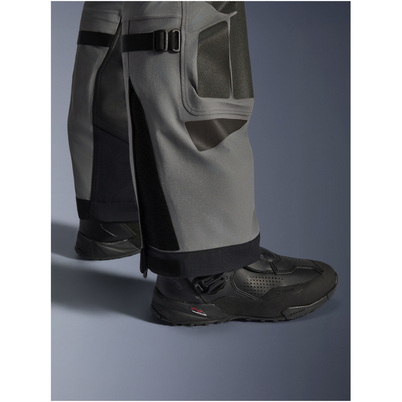 Alpinestars Nazca 3L Gore-Tex PRO trumpintos motociklo kelnės, tamsiai pilkos-juodos