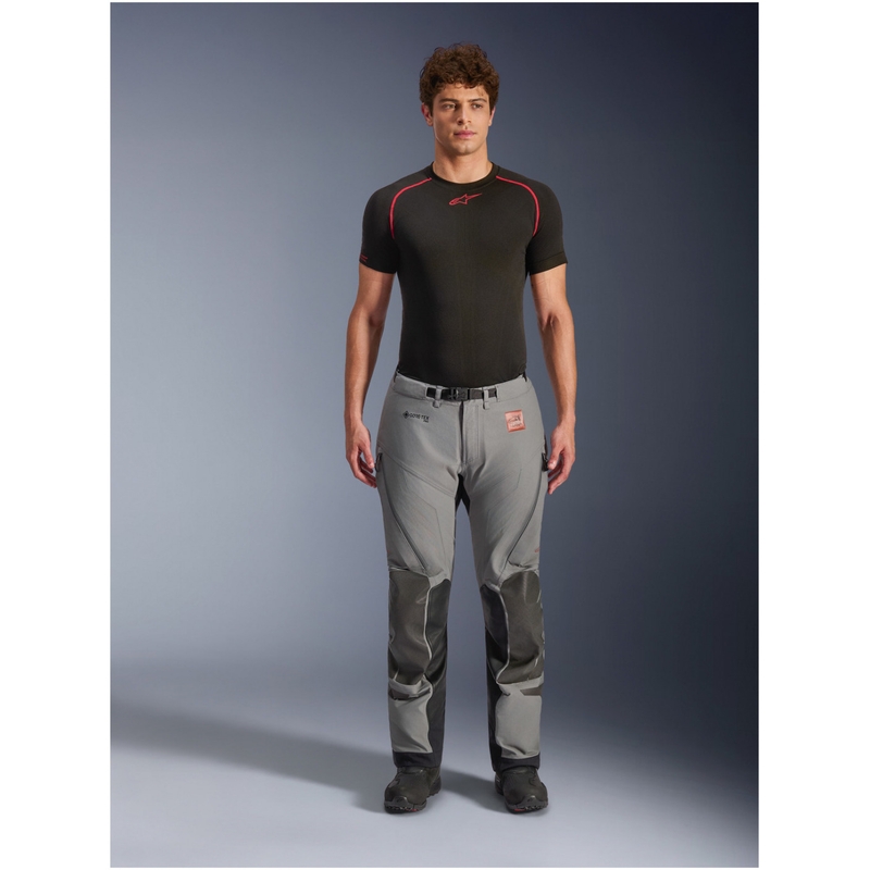 Alpinestars Nazca 3L Gore-Tex PRO trumpintos motociklo kelnės, tamsiai pilkos-juodos