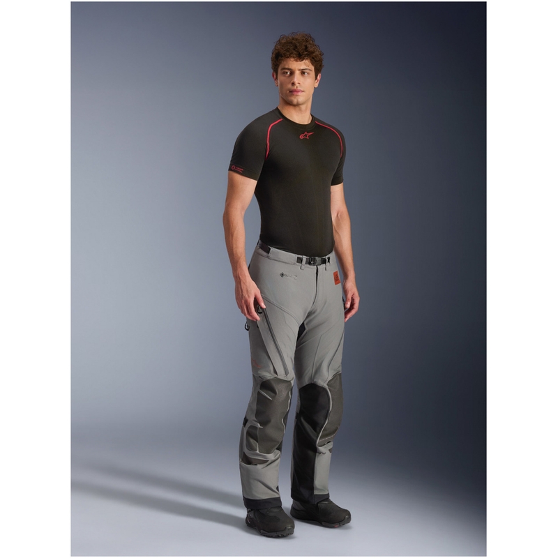 Alpinestars Nazca 3L Gore-Tex PRO trumpintos motociklo kelnės, tamsiai pilkos-juodos