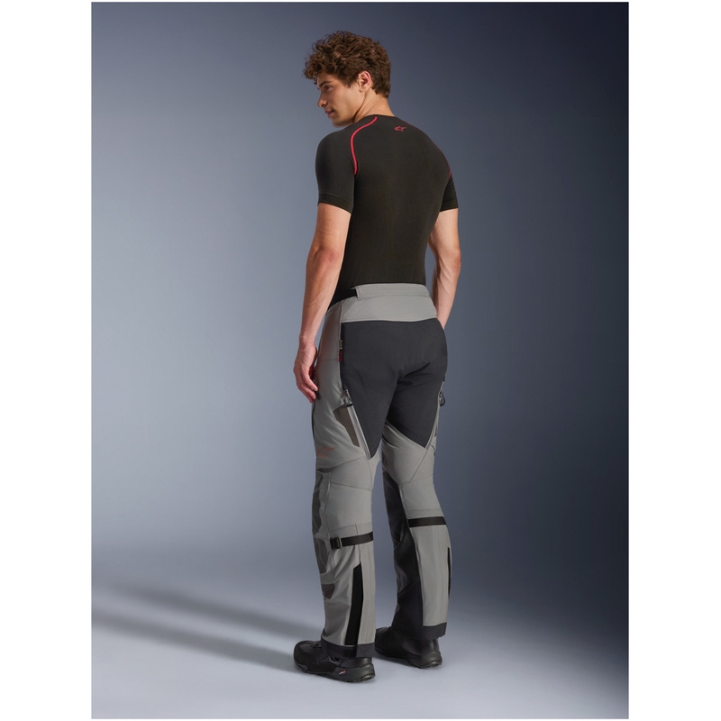 Alpinestars Nazca 3L Gore-Tex PRO trumpintos motociklo kelnės, tamsiai pilkos-juodos