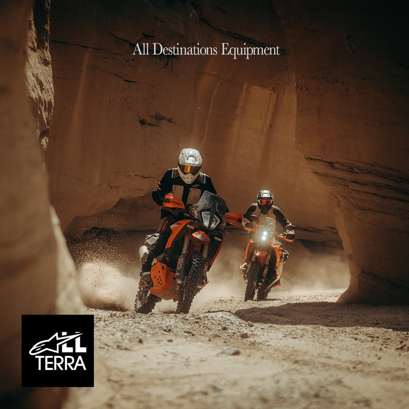 Alpinestars Andes V4 Drystar motociklo striukė kreminė-šviesiai ruda-juoda-fluorescencinė oranžinė