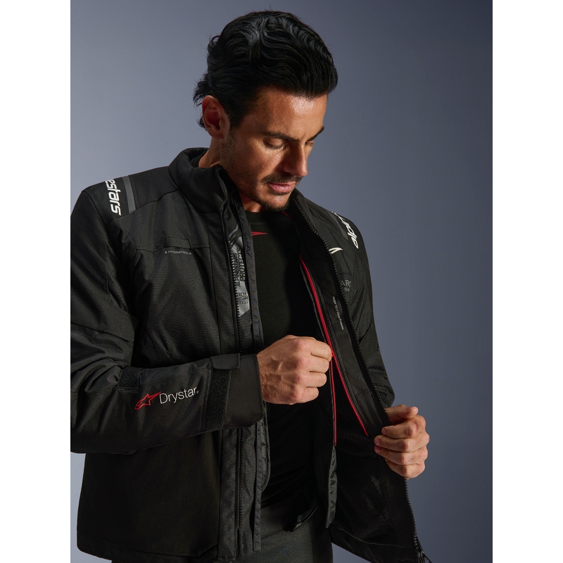 Alpinestars Andes V4 Drystar motociklo striukė, juoda