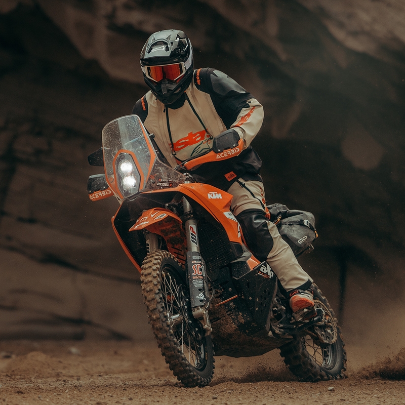 Alpinestars Halo PRO Drystar XF motociklo striukė kreminė-juoda-raudona