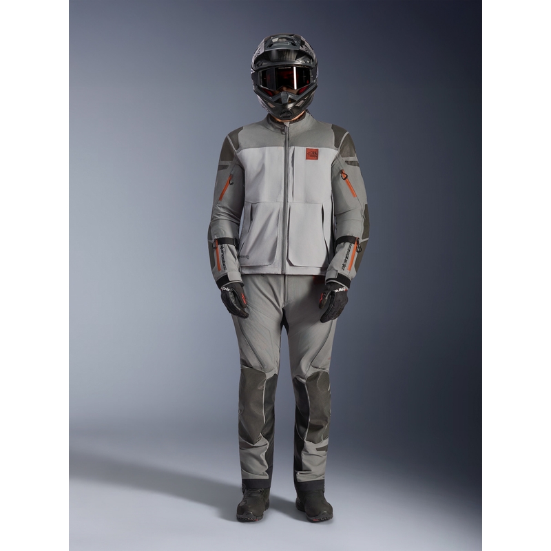 Alpinestars Nazca 3L Gore-Tex PRO motociklo striukė, tamsiai pilka-šviesiai pilka