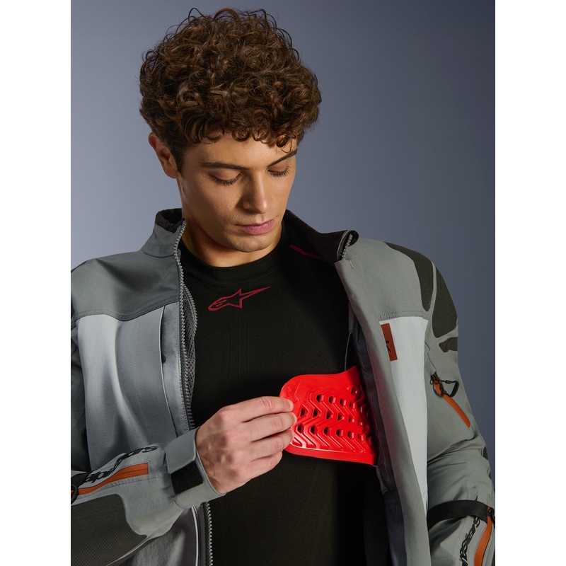Alpinestars Nazca 3L Gore-Tex PRO motociklo striukė, tamsiai pilka-šviesiai pilka