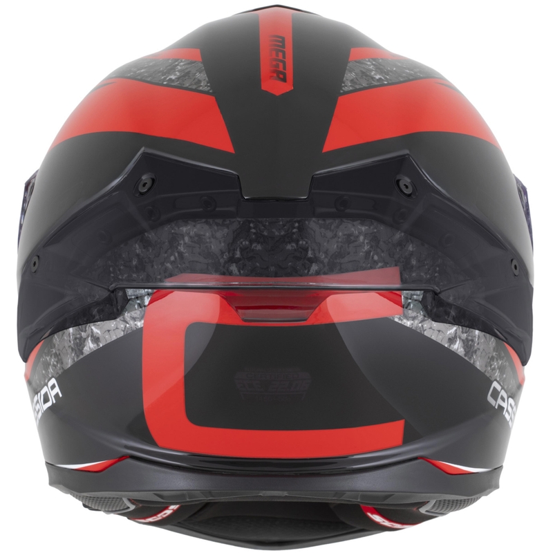 Cassida Integral GTS 2.1 Mega motociklo šalmas, juodas-raudonas-baltas