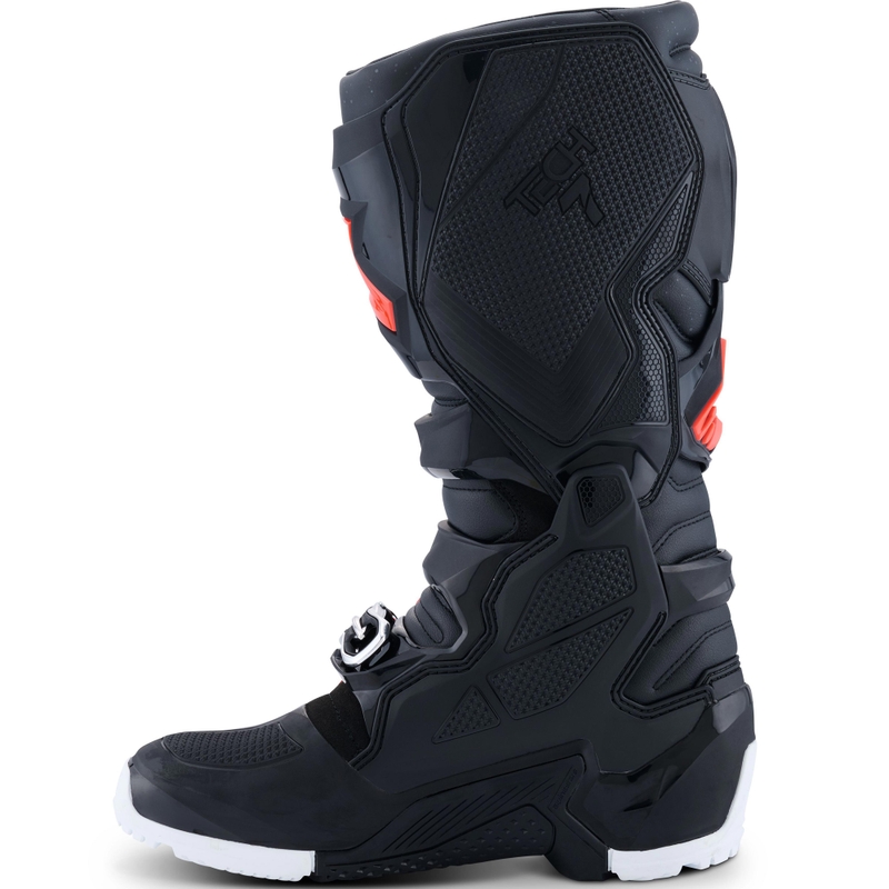 Alpinestars TECH 7 Enduro Drystar motociklo batai juodi-fluorescenciniai-raudoni-balti