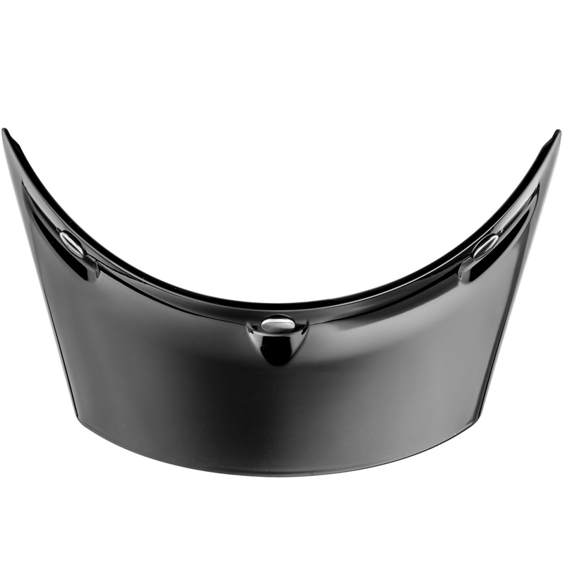 Motociklo šalmo skydelis NOX Premium Seventy II blizgiai juodas