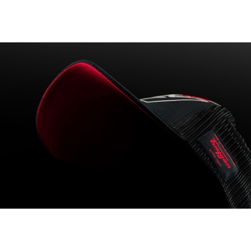 Furygan Trucker Rage kepurė juoda-balta-raudona