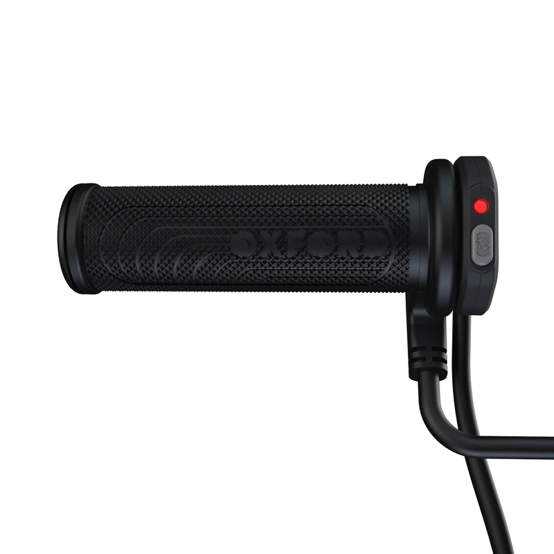 Šildomos rankenėlės „Oxford HotGrips Advanced Integrated Sport“, juodos