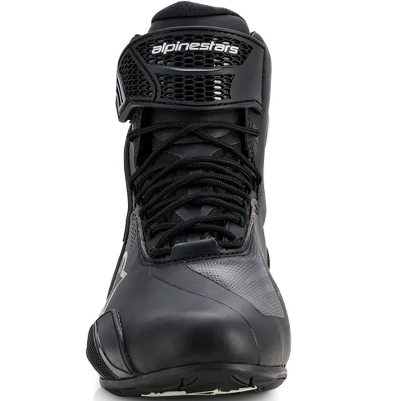 Alpinestars Stella Faster-4 Drystar moteriški motociklo batai juodi-sidabriniai