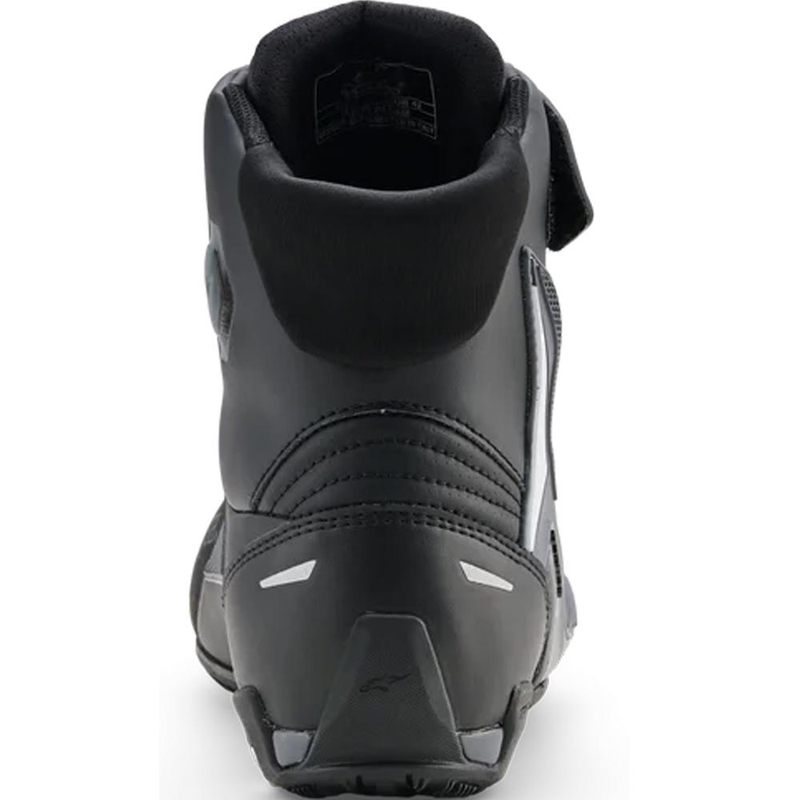 Alpinestars Faster-4 Drystar motociklo batai juodi-tamsiai pilki-balti