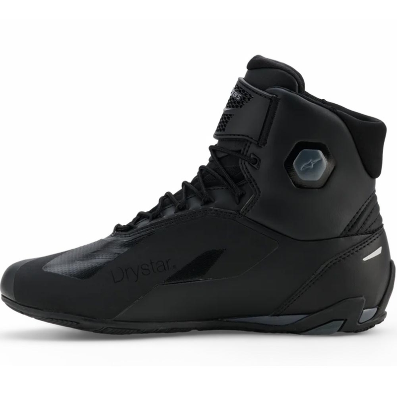 Alpinestars Faster-4 Drystar motociklo batai juodi-tamsiai pilki