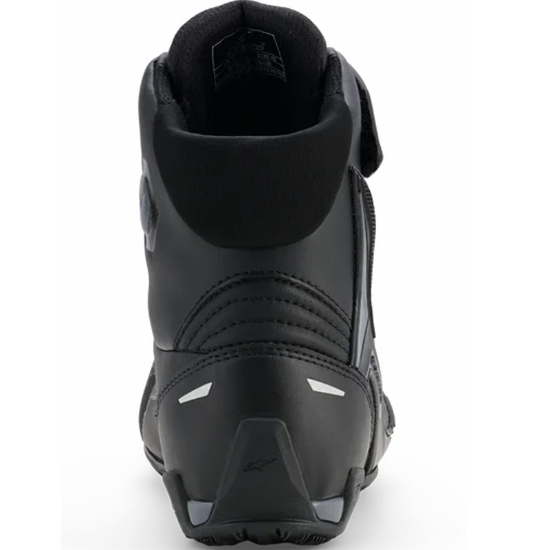 Alpinestars Faster-4 Drystar motociklo batai juodi-tamsiai pilki