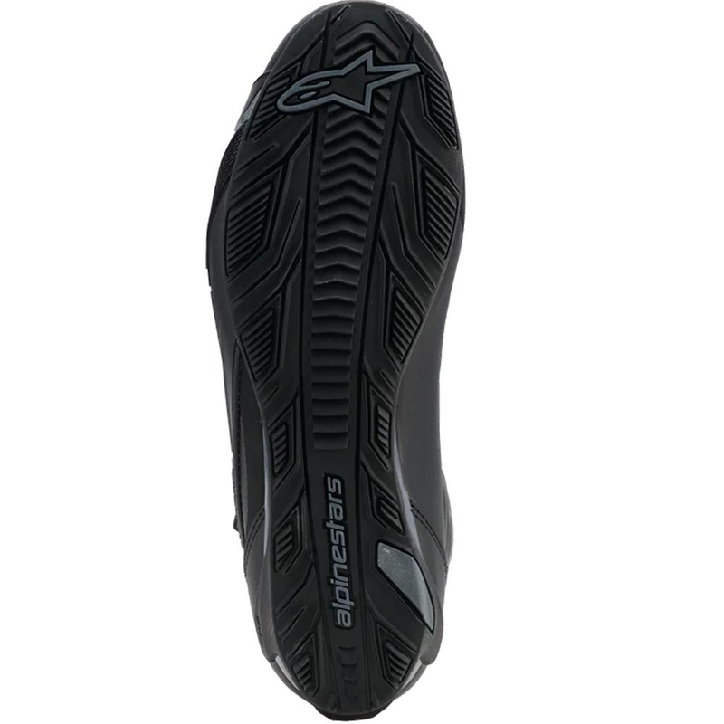 Alpinestars Faster-4 Drystar motociklo batai juodi-tamsiai pilki