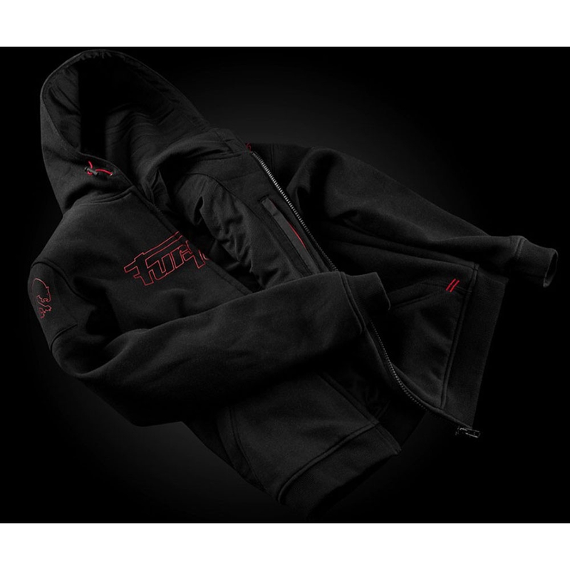 „Furygan Livio X Kevlar®“ motociklo striukė, juoda-raudona