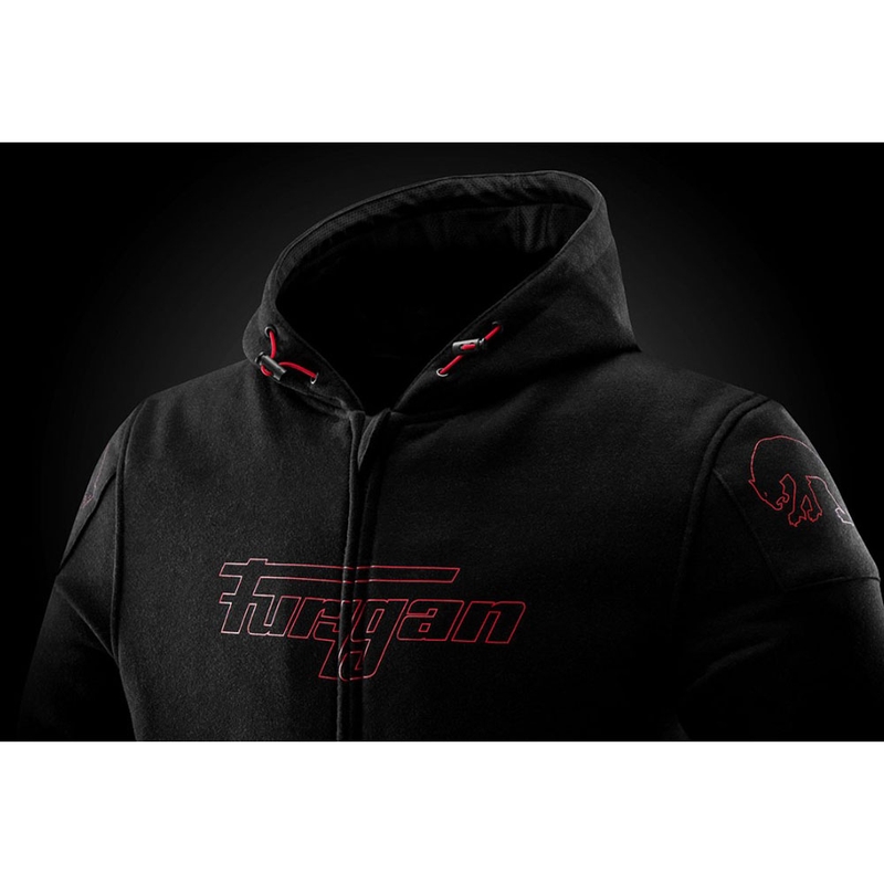 „Furygan Livio X Kevlar®“ motociklo striukė, juoda-raudona