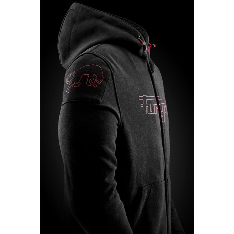 „Furygan Livio X Kevlar®“ motociklo striukė, juoda-raudona