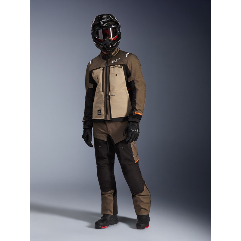 Alpinestars Cusco Drystar motociklo striukė ruda-juoda