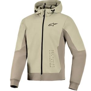 „Alpinestars Radium Tech Hoodie“ smėlio-rudos spalvos motociklo džemperis