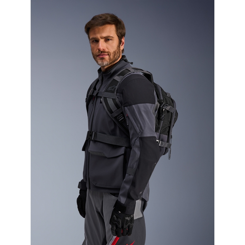 Alpinestars AT-15 motociklo kuprinė, juodai pilka, 15 l
