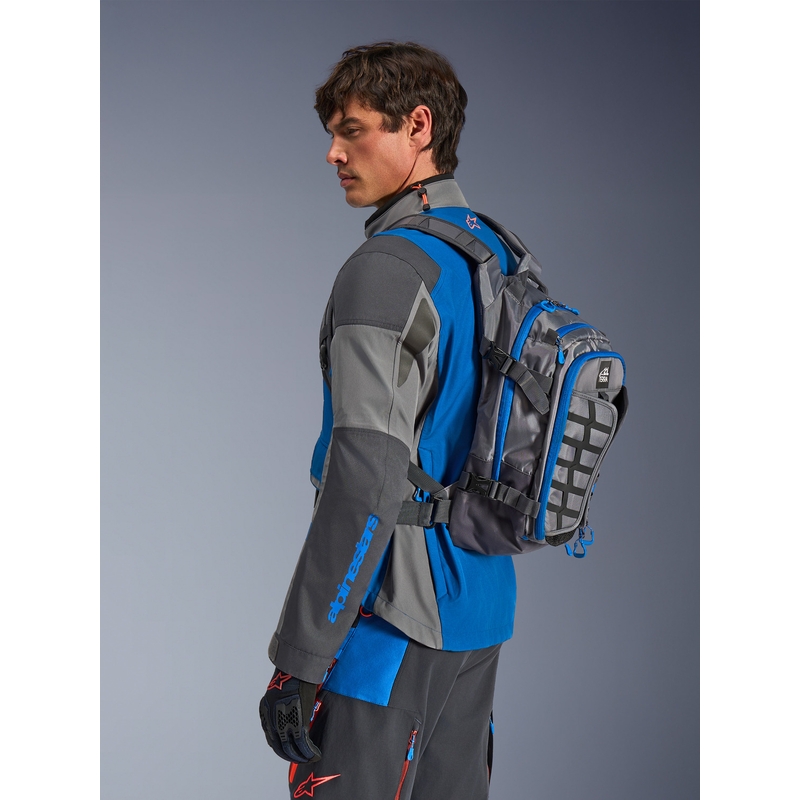 Alpinestars AT-15 motociklo kuprinė tamsiai pilka-pilka-mėlyna 15 l