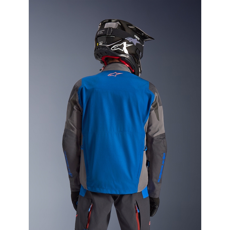 Alpinestars Maxdura Drystar XF motociklo striukė mėlyna-tamsiai pilka