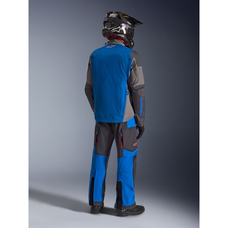Alpinestars Maxdura Drystar XF motociklo striukė mėlyna-tamsiai pilka