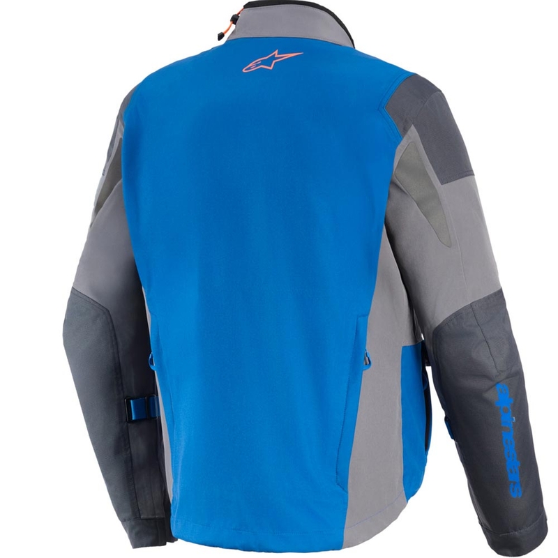 Alpinestars Maxdura Drystar XF motociklo striukė mėlyna-tamsiai pilka