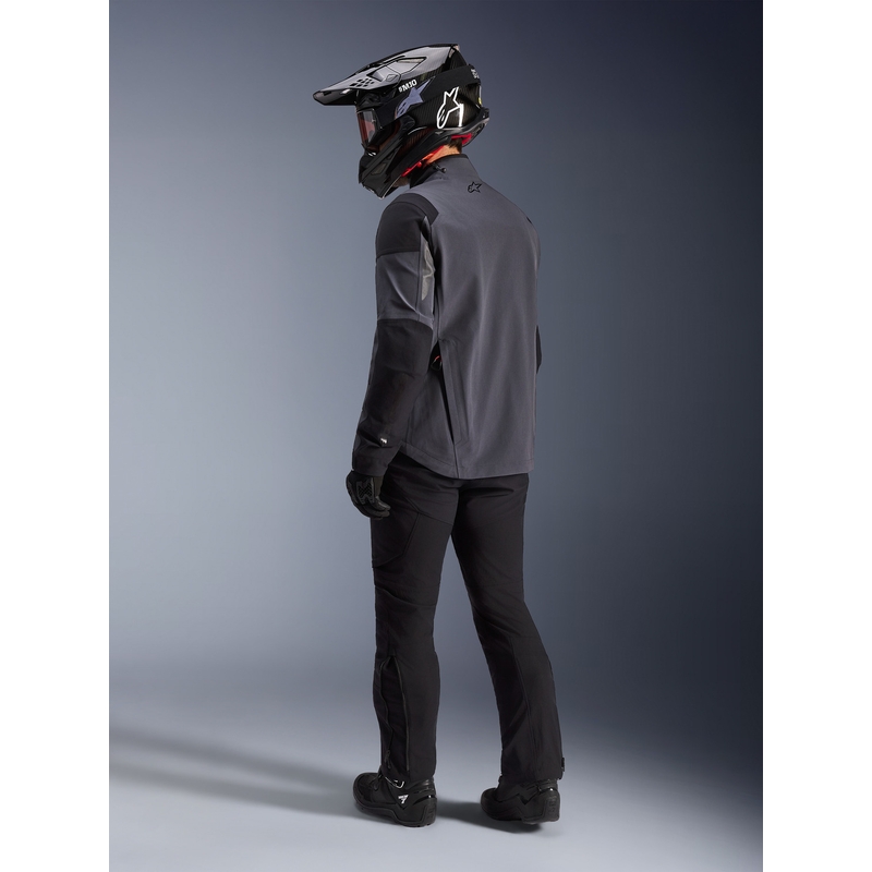 Alpinestars Maxdura Drystar XF motociklo striukė tamsiai pilka-juoda