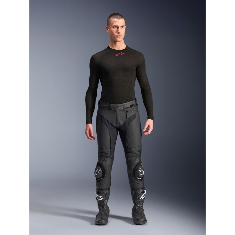 Alpinestars Missile 3 odinės motociklo kelnės juodos