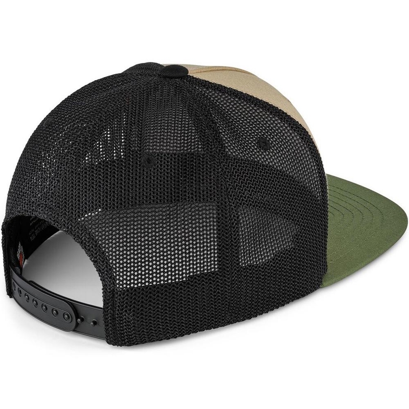 KTM Logo Trucker kepurė juoda-smėlinė-chaki