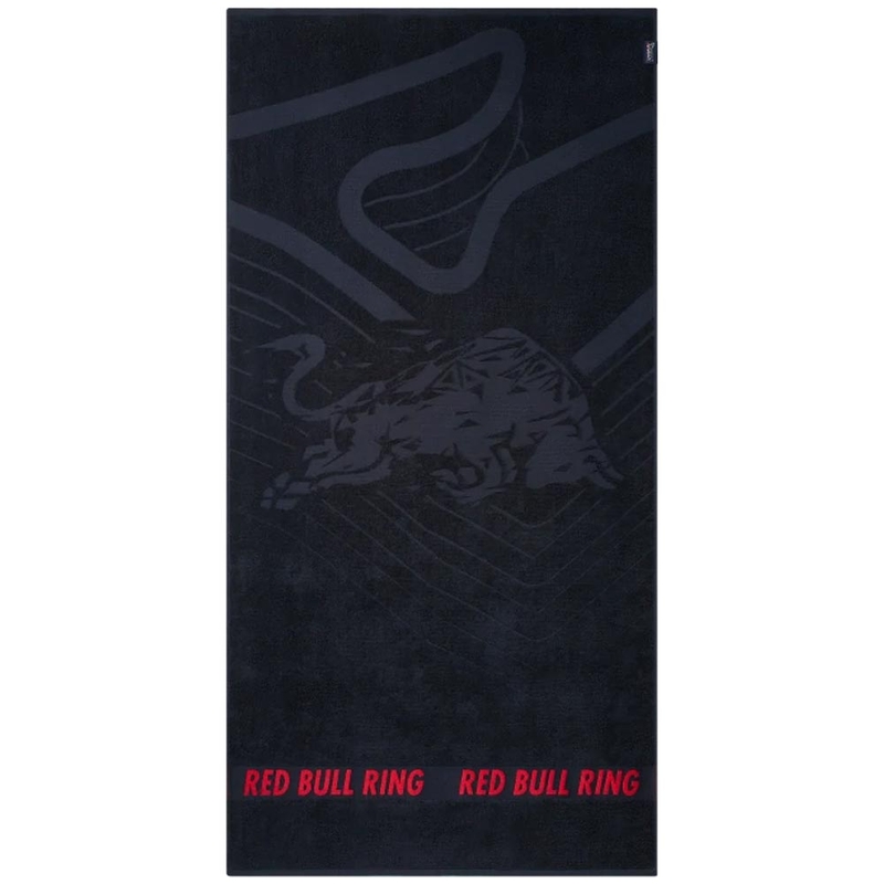 „Red Bull Racing Circuit“ tamsiai mėlynas dušo rankšluostis