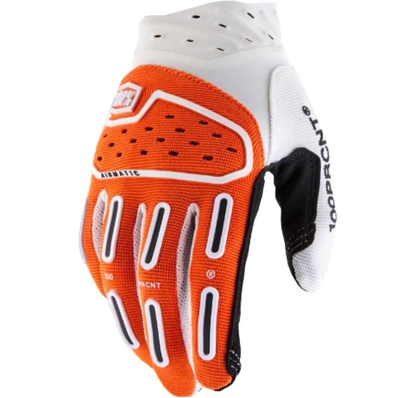 Motokroso pirštinės 100% Airmatic 2 oranžinės