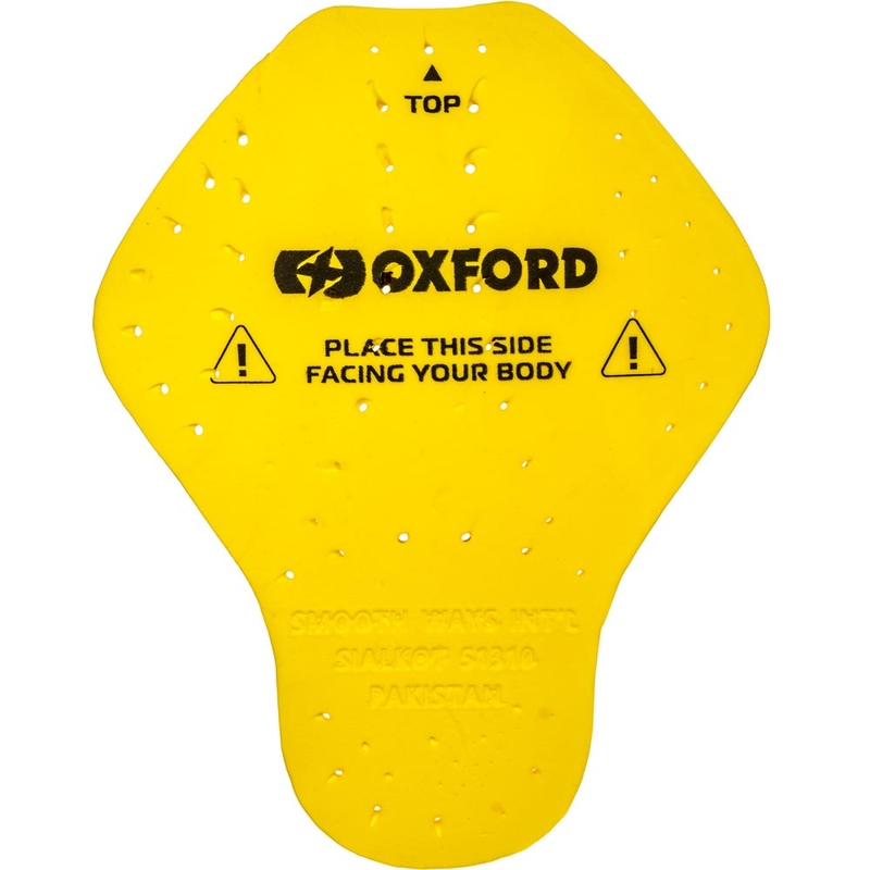 "Oxford RB-Pi2" įdedama stuburo apsauga CE2 sertifikatas geltonos spalvos
