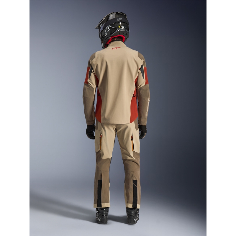Alpinestars Maxdura Drystar XF motociklo striukė ruda-oranžinė
