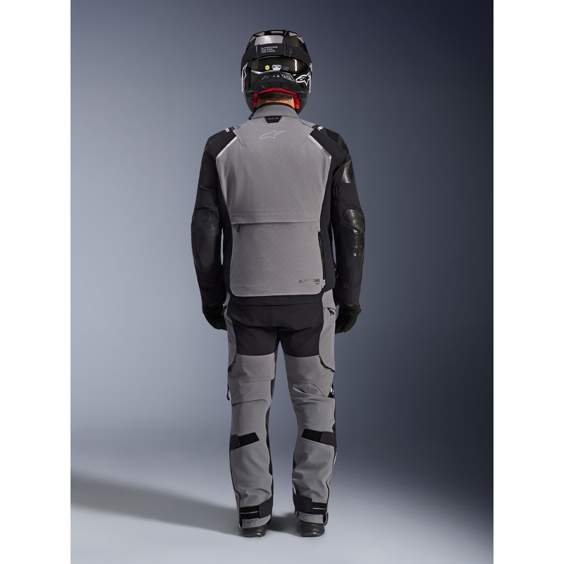 Alpinestars Andes PRO Drystar XF motociklo striukė tamsiai pilka-juoda
